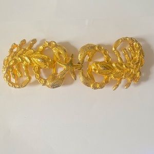 1972 Vintage MiMi di N BIG Scorpion Belt Buckle